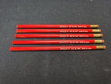 5 Vintage 1969 Apollo 11 Space Memorabilia Hasbro Pencils picture