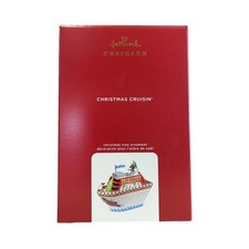 2020 Hallmark Christmas Cruisin' Magic Tree Ornament - Light & Sound Cruise Ship picture