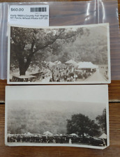 Early 1900's County Fair Naples NY Ferris Wheel Photo LOT (2) picture