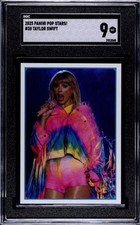 2025 Panini Pop Stars TAYLOR SWIFT #38 SGC 9 Pop 1 highest Eras Tour picture