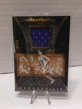 2015-2016 PANINI BLACK GOLD John Stockton MEMORABILIA #25 /99 Jersey Relic Jazz picture