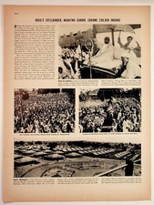 Mahatma Gandhi India Political Speech Vithal Nagar Magazine Page Ephemera picture