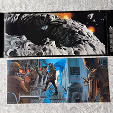 Vintage 1979 Star Wars: The Empire Strikes Back McQuarrie Art Portfolio-2 Prints picture