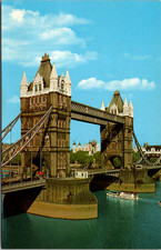 Tower Bridge London England Vintage Postcard picture