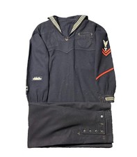 World War Two WW2 Named US Navy Submarine Sailor Dress Blues Jumper Uniform WWII picture