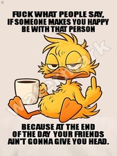 IF Someone Makes You Happy Funny Metal Sign 9