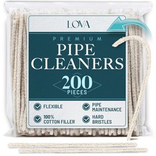 200 Pack LOVA Hard Bristle 6 Inch Pipe Cleaners with Steel Wire Core picture