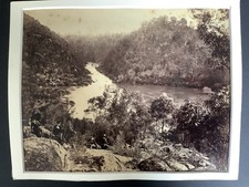 Vintage 1890s Cataract Gorge Launceston Tasmania Photograph - First Basin View picture