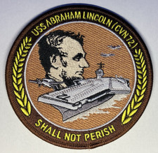 Ship's crest patch of USS ABRAHAM LINCOLN (CVN 72) picture