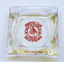 ca 1940's-50's Vintage Nevada Casino Ashtray, Frontier Club, Reno NV Variant #2 picture