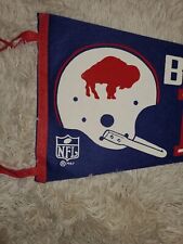  Vintage 1967 Buffalo Bills NFL Football 30” Pennant Ex. Cond W/ Orig Tabs picture