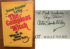 Anton Szandor Lavey ~ Signed Autographed 1971 The Compleat Witch 1st/1st ~ JSA picture