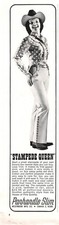 Panhandle Slim Stampede Queen Polka Dot Western Cowgirl Outfit 1964 Mag Print Ad picture