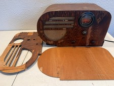 1937 Vintage Philco Model 37-610 Tube am / Shortwave Radio Wood picture