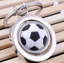 Soccer Football Rotating Keychain Silver 1.5” US Seller picture