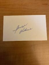 GERALD WILKINS - TENNESSEE BASKETBALL - AUTHENTIC AUTOGRAPH SIGNED INDEX -B3328 picture