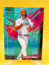 Topps Finest 2025 Mike Trout Rare #296 /199 picture