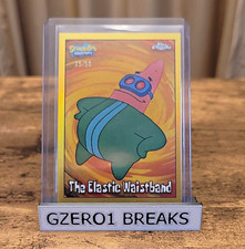 Topps 2025 SpongeBob SquarePants 25 Patrick #137 Elastic Waistband 35/50 picture