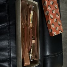Case XX 1978 Stag Red Letter Fixed Blade Set. Rare Pristine With Pumpkin Box picture