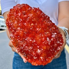 7.03LB  High quality Yellow Cluster Cave Cathedral specimen restoration picture