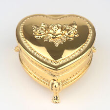 GOLD TIN ALLOY HEART SHAPE MUSIC BOX :  LAST CHRISTMAS @ WHAM picture