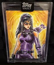 2026 Topps Vault Marvel Kate Bishop FEDZZ Sketch 1/1 Original Art Hawkeye picture