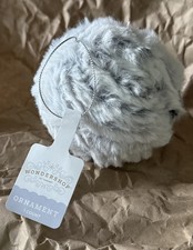 Christmas Gray Furry Ball Ornament - Wondershop picture