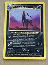 Pokemon Neo Revelation 2001 TCG Houndoom Card 8/64 picture