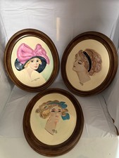 Vintage 1970's Erma Gilliland Duncan Ceramic Wall Plaques picture