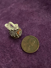 MINIATURE-TINY NATIVE AMERICAN WEDDING VASE-NOREEN SIMPLICIO 7/8