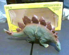 Vintage Tsukuda Hobby Japan Stegosaurus 1/30 Dinosaur Vinyl Monster Figure w/BOX picture