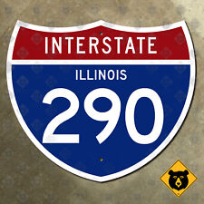 Illinois interstate 290 road sign highway marker Chicago Rolling Meadows 12x10 picture
