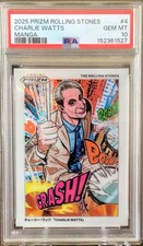 2025 Panini Prizm The Rolling Stones Charlie Watts MANGA 🔥🔥 SSP picture