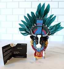 Cow Parade Aztec Figurine #7744 Mexico City Exhibit 2005 Tag picture
