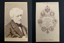 Angerer, Vienna, Franz Grillparzer Vintage Business Card, CDV. Franz Grillparz picture