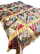 Vintage Modern Crazy Quilt  ZZ874 picture