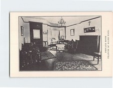 Postcard Private Room Francis of Sales Hall Vintage Interior View Furniture picture