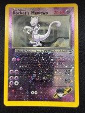 ROCKET'S MEWTWO - WINNER Stamped HOLO #8 Promo Pokemon Card WOTC NM picture