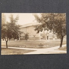 Vintage High School Wadena Minnesota Photo Postcard Defender RPPC 1910s MN Lily picture