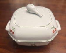 Villeroy & Boch Cherry Square Covered Vegetable Tureen Casserole Heinrich Vtg picture