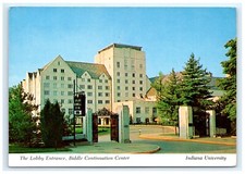 Indiana University Lobby Biddle Continuation Center Bloomington IN Postcard picture