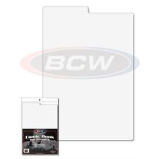 BCW Tall Comic Book Collection Dividers 25 White Color Tab 30 Pts Durable Strong picture