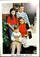 Tammy & Jim Bakker Family Signed Card picture