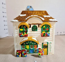 Department 56 Original Snow Village Flower Shop (Item #50822) 1982 RETIRED w/Box picture