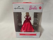 Hallmark 2026 Holiday Barbie Red Box Ornament picture