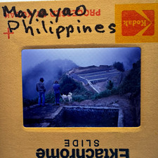 7 Vintage 1980 Philippines Photo Slides Baguio Igorot Weavers Rice Terraces Lot picture
