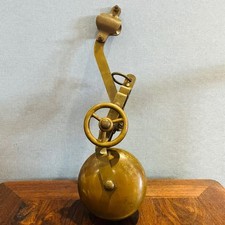 Vintage Pure Copper Bicycle Bell, Retro Classic Bike Accessory, Early 1900s picture