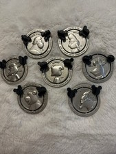 Disney Heroes vs Villains Heads or Tails LE 900 Spinner Pin Lot 7/8 Set 2021 picture