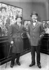 From left to right Italian painter Umberto Boccioni with Italian wr- Old Photo picture