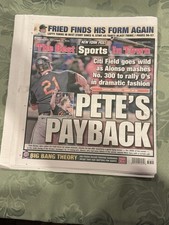 NY Post Sept 16 2026 Pete Alonso 300th HR PETE’S PAYBACK Orioles Mets picture